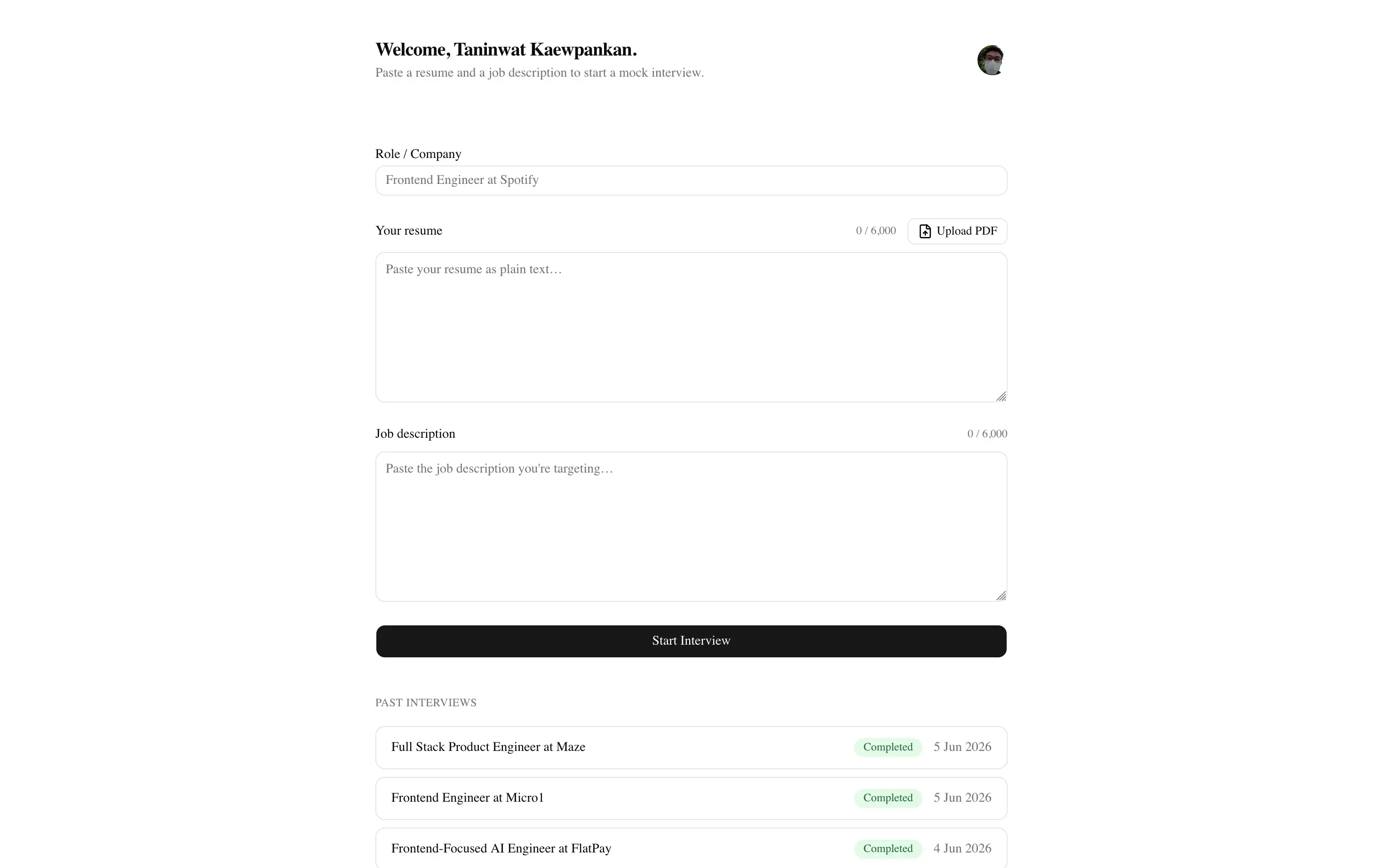 MockMate screenshot 2